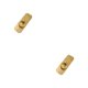 thumbnail image 4 of sweethay Manija de gabinete portátil de un solo agujero de estilo chino, cajón interior, tirador de puerta de armario, herrajes para muebles, bronce Amarillo Bronce 2piezas sweethay CBP490876, 4 of 5