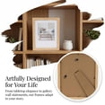 thumbnail image 3 of REGALWOVEN Classic Wood Picture Frame,for Wall Mounting or Tabletop Display, Horizontal and Vertical Home Decor Natural Wood Color 4" x 5", 3 of 5