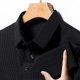 thumbnail image 4 of pstuiky camisetas camisas para hombre, Camisa tipo blusa informal de manga corta con cuello vuelto para hombre camisetas de hombre m, 4 of 5