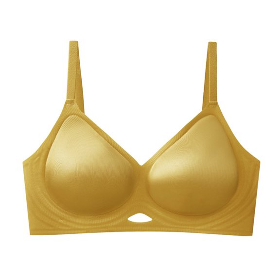 Tsesme Bras for Women Full Cup Wireless Push up Smoothing Bra Comfy Soft Support Bralettes