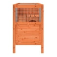 thumbnail image 5 of vidaXL Rabbit Hutch Brown 40.6"x17.3"x27.4" Solid Wood Pine, 5 of 6