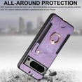 thumbnail image 6 of for Pixel 8 Pro Case,Card Holder Wallet for Google Pixel 8 Pro Case,Ring Stand,RFID-Blocking,Wrist Strap,Camera Protector,Leather Protective Magnetic Flip Cover (Purple, 8 Pro 6.7 Inches), 6 of 14