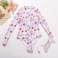 thumbnail image 3 of Traje de baño Traje de baño de una pieza de talle alto Traje de baño para mujer Deporte acuático FLhrweasw Para estrenar, 3 of 6