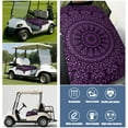thumbnail image 6 of Colorful Mandala Golf Cart Seat Cover 51" x 31" - Universal Fit Towel Blanket for Standard Front Bench Seats, 6 of 8
