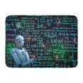 thumbnail image 1 of JSDART Intelligence 3D Rendu Robot Apprentissage Résolution Problèmes Apprendre Éducation Paillasson Tapis de Sol Tapis de Bain 23.6x15.7 Pouces, 1 of 1