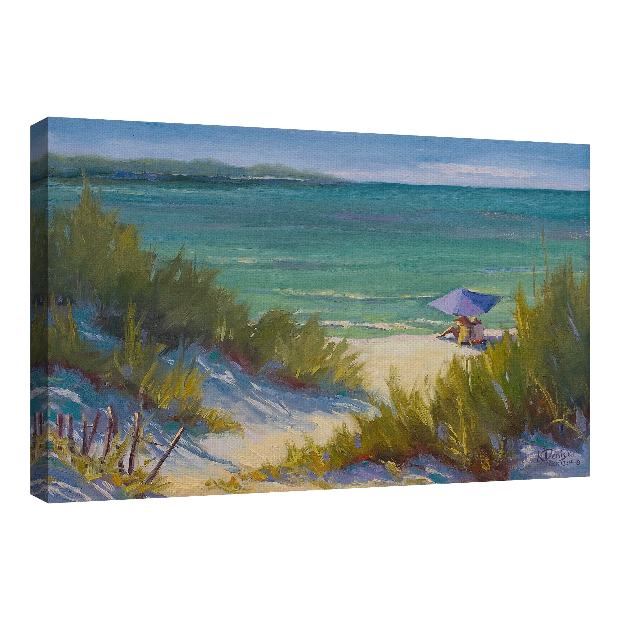 Masterpiece Art Gallery The Right Ocean Path by Kathleen Denis Canvas Art Print 24" x 36"