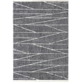 thumbnail image 3 of Unique Loom Serenity Shag Collection Area Rug - Castries (10' x 14' Rectangle Gray/Ivory), 3 of 10
