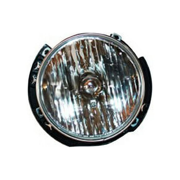 Right Headlight Assembly - Compatible with 2007 - 2017 Jeep Wrangler Sport Utility 2008 2009 2010 2011 2012 2013 2014 2015 2016