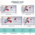thumbnail image 3 of GZHJMY Christmas Snowman Snow Zippered Velvet Pillowcases,Super Soft and Cozy Luxury Plush Pillow Case Bed Pillow Pillowcases, 20x40 Inches Home Decor, 3 of 7