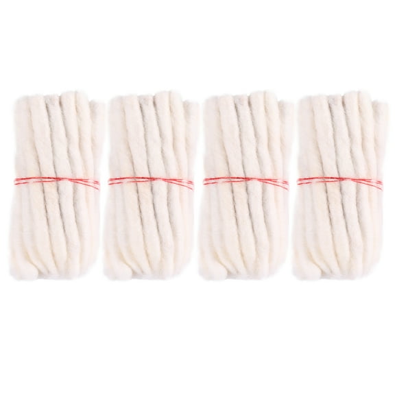 WHAMVOX 4-Pack Cotton Rounds for Outdoor Use, High Absorption Wicks, Easy to Use and