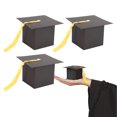 thumbnail image 1 of Graduation Gift Card Box, 20pcs Easy Assemble Graduation Hat Gift Box  For Ceremony, 1 of 8