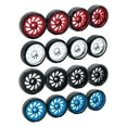thumbnail image 4 of Baohd 4pcs 27mm Drift Tire Metal Wheel Rim Compatible With 1/28 Wltoys K969 Drift Wheel For RC RC black 1Set, 4 of 6
