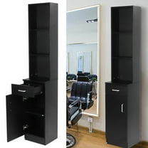 New Wall Mount Hair Styling Station Barber Cabinet Beauty Salon Spa Equipmen