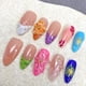 thumbnail image 2 of Uñas postizas MAGLFELL con diseño de almendras en acrílico y gel, talla M, 2 of 8