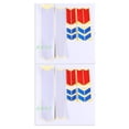 thumbnail image 2 of fastboy 1 Set Reflective Styling Stickers Night Safety Electric Scooter Body Wheel Accessories Parts Decal PVC Warning Strip Red blue silver 2Set, 2 of 4