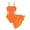 Orange, variant on Teen Girls Swim Suits Adjustable Straps Side Cut Out One Piece Bathing Suits with Cover Ups Beach Skirt Bathing Suit for Teen