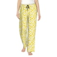 thumbnail image 1 of Fotbe Daisies Flowers Pantalones de Pijama para Mujer, Pantalones de Dormir, Pantalones Pj con Cordón y Bolsillos-X-Large, 1 of 6