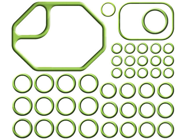 A/C System O-Ring and Gasket Kit Compatible with 1998 2003 Jaguar XJ8  4.0L V8 1999 2000 2001 2002