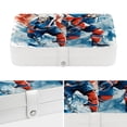 thumbnail image 4 of Ice Hockey Portable PU Leather Jewelry Box Organizer with Removable Compartment, Necklace Holder, Bracelet Holder, 4 of 6