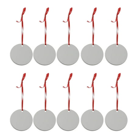 

Sublimation Blanks Pendants Round White Blanks Sublimation Ornament MDF Personalized Hanging Heat Press Heat Transfer