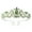 Silver Green, variant on Elegant Crystal Tiaras Crowns for Weddings Prom Birthday Parties Baroquely Headbands with Rhinestones for Formal Occasion
