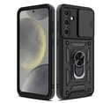 thumbnail image 4 of Elegant Choise Case with Screen Protector with Ring Stand and Slide Camera Lens for Samsung Galaxy S24 Ultra/S24 Plus/S24, Black, 4 of 16