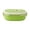 Green, variant on Insulated Lunch Box, Stainless Steel Oval Bento Container with Secure Lid for Work, Office, Travel, Picnic and Daily Meals