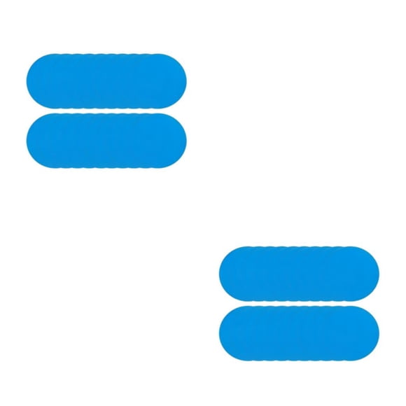 Sonducket Parche de reparación autoadhesivo, parches cuadrados de vinilo, Kit de pegamento de reparación de barcos de goma portátil, pegatinas Type1 NO1