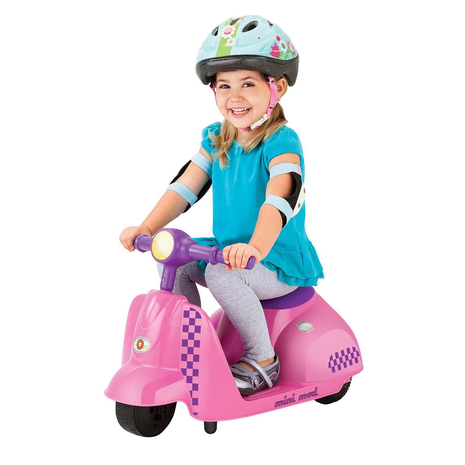 girls electric ride on scooter