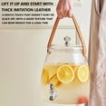 thumbnail image 5 of Hiroekza 1 Gallon Drink Dispenser with Spigot Cold Water Kettle, Sun Tea Jar Pitcher, Beverage Dispenser for Parties, Outdoor, Fridge - PET Material, Leak-Proof, Easy Clean White, 5 of 9