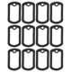 thumbnail image 1 of 12pcs Military Style Dog Tag Silicone Silencer Dog Tag Silicone Protective Cover, 1 of 2