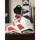 thumbnail image 2 of Ni - ke Ni - ke Air Jordan Retro 6 Gatorade Like Mike White Orange Miami Hurricanes, 2 of 5