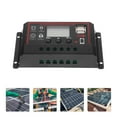 thumbnail image 2 of EeaseCA 20A 12V 24V Solar Cell Panel Controller Auto LCD Dual USB Solar Charge Battery PV Regulator (Black), 2 of 7