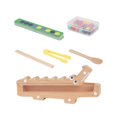thumbnail image 2 of figatia Crocodile Clip Bead Toy Coordination Sorting Counting Matching Game for Toddlers, 2 of 9
