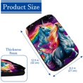 thumbnail image 4 of Unicorn Furry Printed Soft Comfortable Car Armrest Cover Pad - 12.5x8.2 Inch Armrest Accessory Accessories, 4 of 6