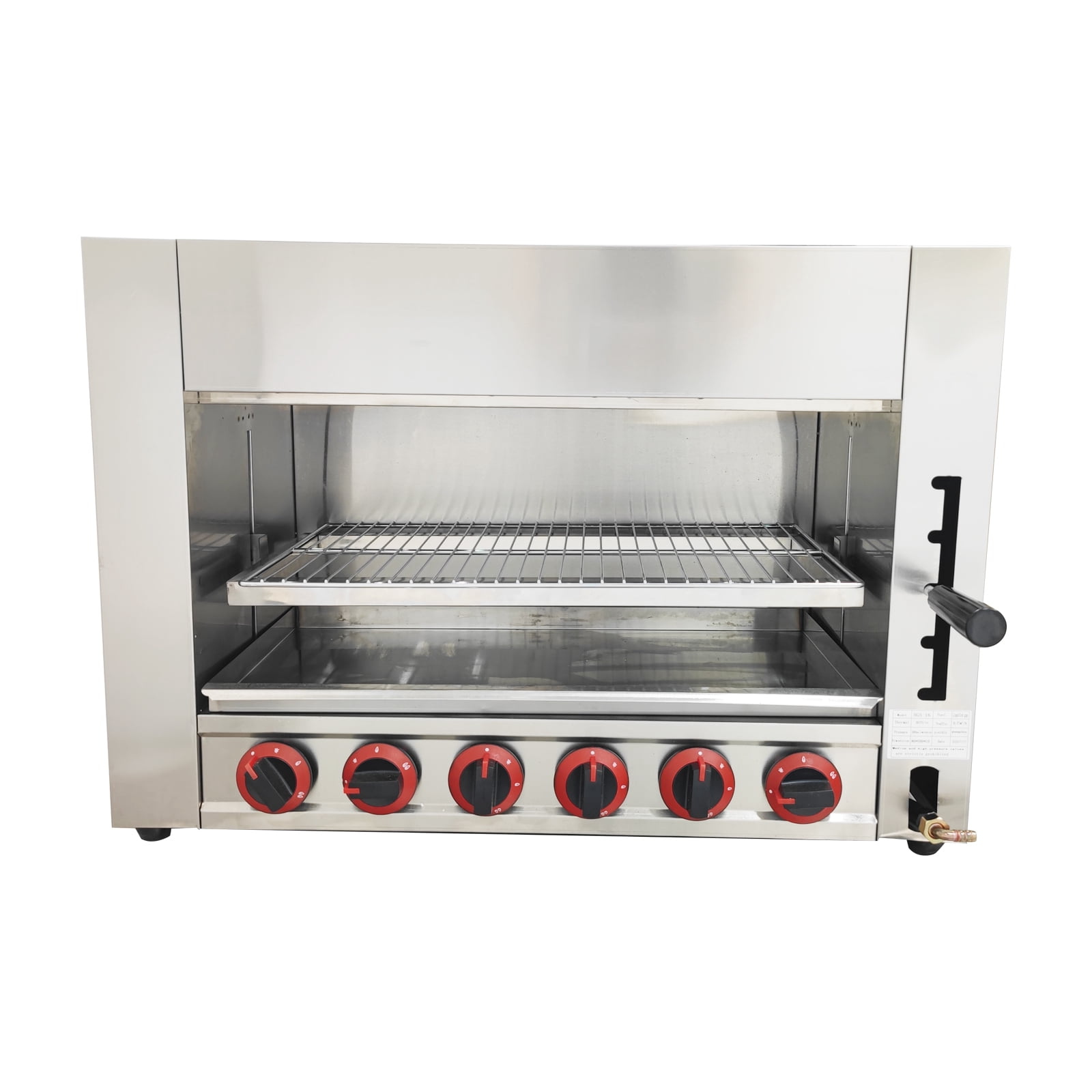 Commercial LPG Baking Oven Single-layer Gas-fired Chicken Grill LPG Countertop Salamander Broiler