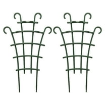 Climbing Plant Support Frame Iron Flower Stand with Leaf Guard Tomato Cage for Potted Plants, & Vines Semicircle (2/4/8 Pack Options)