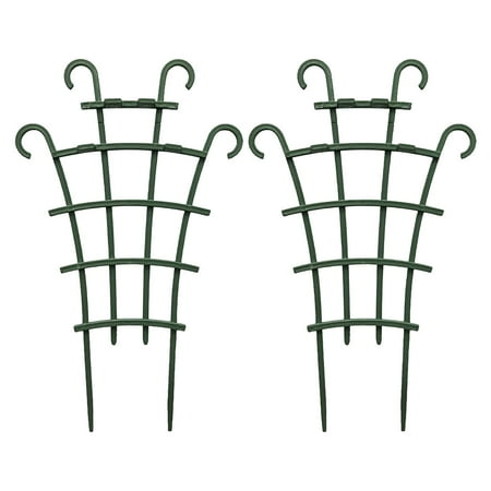 2 Pack 16 Inch Tall Metal Plant Trellis for Climbing Plants Indoor – Rustproof Garden Trellis for Potted Houseplants Sturdy Support for Ivy Pothos Monstera Hoya & Flower Vines 2 Pack 16 Inch Tall Metal Plant Trellis for Climbing Plants Indoor – Rustproof Garden Trellis for Potted Houseplants Sturdy Support for Ivy Pothos Monstera Hoya & Flower Vines