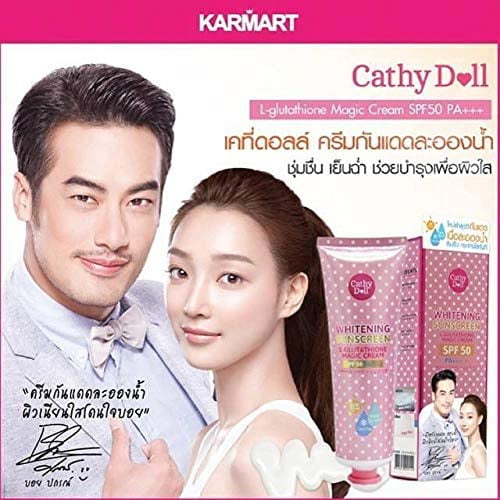 karmart cathy doll l-glutathione magic cream spf 50 pa+++ Crema mágica con L-glutatión Doll, 138 ml, Light Up Skin Brightening