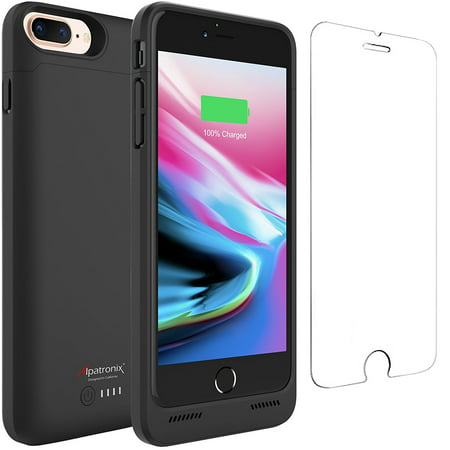 Alpatronix BX190plus 5000mAh iPhone 8 Plus / 7 Plus Battery Case with Qi Wireless
