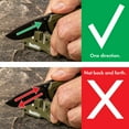 thumbnail image 5 of Smith’s Pocket Pal Mini Tactical Knife Sharpener | OD Green | 2 Stage Sharpener & Diamond Sharpening Rod | Stainless Steel | Outdoor Hunting Knife & Hook Sharpener | Compact, Durable, & Lightweight, 5 of 8