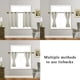 thumbnail image 5 of Cortinas Opacas JIUZHEN Gris Plateado Térmicas 34x60 cm 2 Paneles, 5 of 6