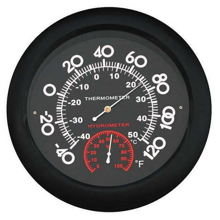 Manufacturer Varies Analog Thermometer,-40 to 120 Degree F 49T437