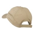 thumbnail image 3 of Wording of Paris Embroidered Cap - Khaki OSFM, 3 of 5