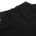 thumbnail image 3 of IDEANATEGRATE 1Jgo Atuendo Corto Top Y Falda Bodycon Negro De Poliéster Para Mujer Estilo Casual Y Festival, 3 of 7