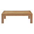 thumbnail image 4 of Modway Upland Solid Teak Wood Outdoor Patio Coffee Table in Natural, 4 of 4