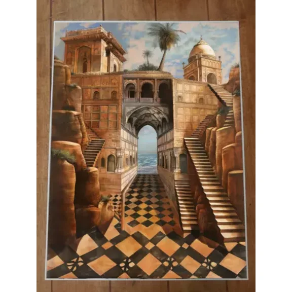 POSTER Optical Illusion Art Poster UNFRAMED, 12x18