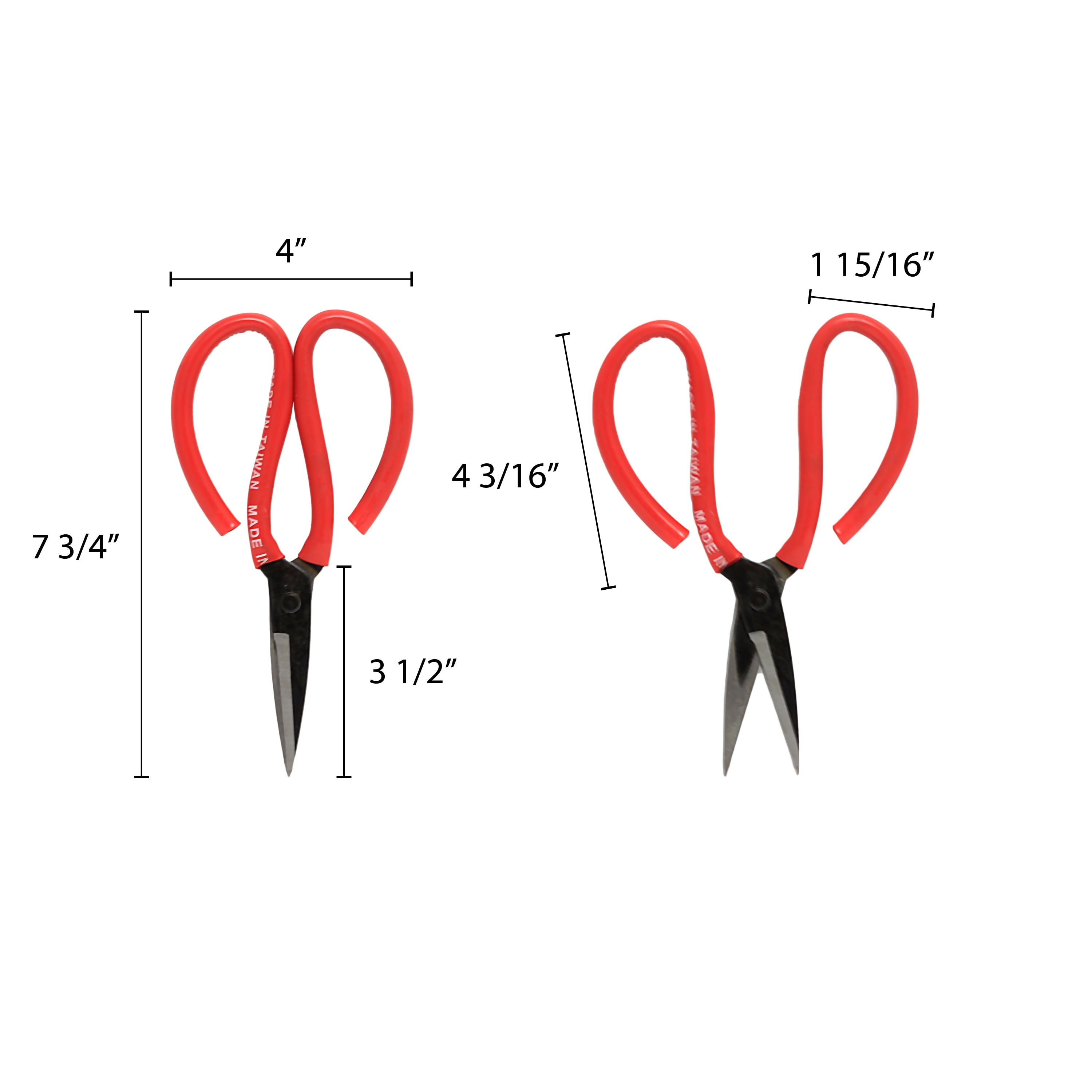 Excellante 7 3/4" scissor, vinyl coated handle, comes in dozen