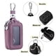 thumbnail image 3 of Bolsa para llaves de coche de doble capa, bolsa para llaves con cremallera multifuncional de cuero MFZFUKR CPB-US-PSF854-4, 3 of 5