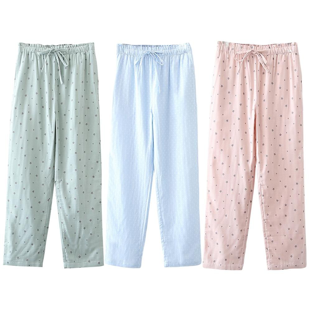 Women Silky Soft Pajama Pants with Stretch Sleepwear S-XL